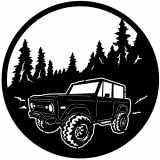 (image for) trucks_1 ford bronco=-  forest