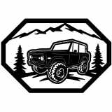 (image for) trucks_1 ford bronco=-  mountain