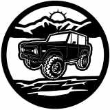 (image for) trucks_1 ford bronco=-  terrain