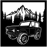 (image for) trucks_1 ford bronco=-  treeline