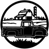 (image for) trucks_1 ford f 100 1956=-  farm