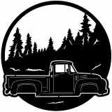 (image for) trucks_1 ford f 100 1956=-  forest