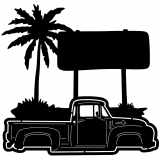 (image for) trucks_1 ford f 100 1956=-  sign