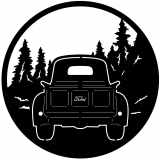 (image for) trucks_1 ford f 1 1948=-  forest