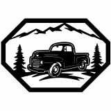 (image for) trucks_1 ford f 1 1949=-  mountain