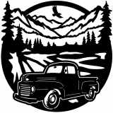 (image for) trucks_1 ford f 1 1949=-  outdoor