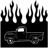 (image for) trucks_1 ford f 1 1949 side=-  flame