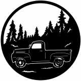 (image for) trucks_1 ford f 1 1949 side=-  forest