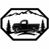 (image for) trucks_1 ford f 1 1949 side=-  mountain