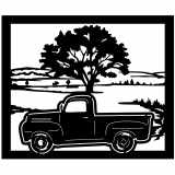 (image for) trucks_1 ford f 1 1949 side=-  tree