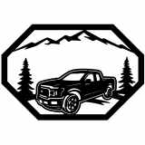 (image for) trucks_1 ford super cab  mountain