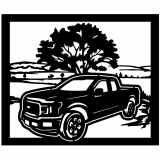 (image for) trucks_1 ford super cab  tree