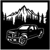 (image for) trucks_1 ford super cab  treeline