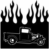 (image for) trucks_1 ford truck  30s=-  flame