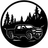 (image for) trucks_1 gmc truck=-  forest