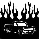 (image for) trucks_1 holden eh ute  flame