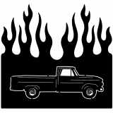 (image for) trucks_1 long bed=-  flame