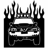 (image for) trucks_1 nissan=-  flame