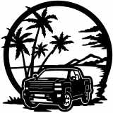 (image for) trucks_1 truck chevy=-  beach