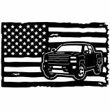 (image for) trucks_1 truck chevy=-  flag