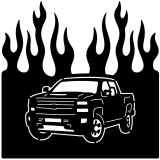 (image for) trucks_1 truck chevy=-  flame