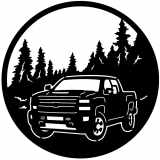 (image for) trucks_1 truck chevy=-  forest