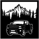 (image for) trucks_1 truck chevy=-  treeline