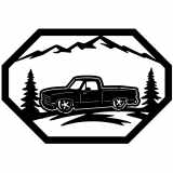 (image for) trucks_1 truck chevy low=-  mountain