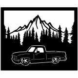 (image for) trucks_1 truck chevy low=-  treeline