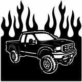 (image for) trucks_1 truck ford  flame