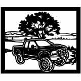 (image for) trucks_1 truck ford  tree