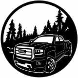 (image for) trucks_1 truck gmc=-  forest