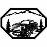 (image for) trucks_1 truck gmc=-  mountain