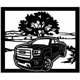 (image for) trucks_1 truck gmc=-  tree